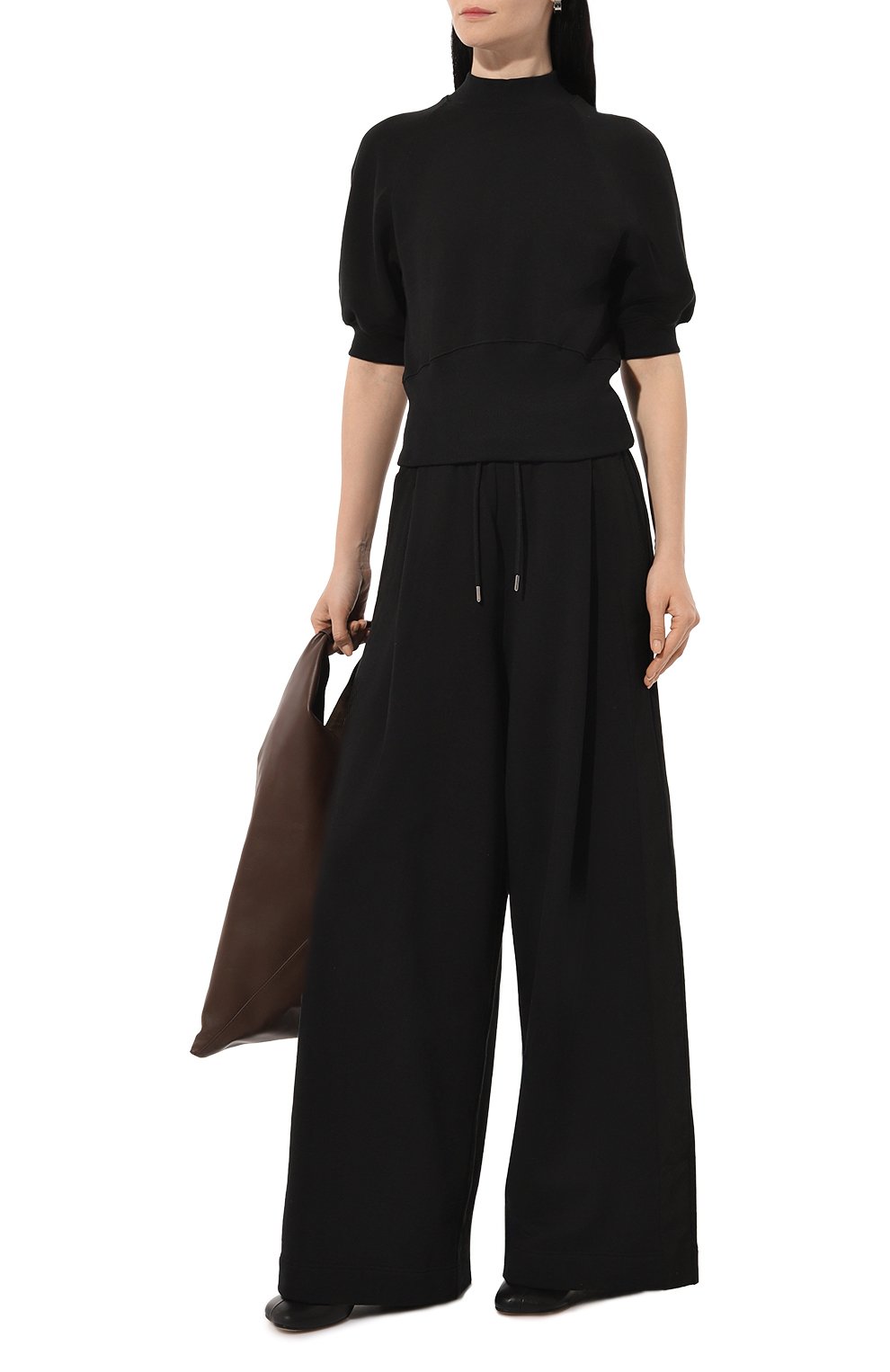 Хлопковый пуловер DRIES VAN NOTEN черного цвета по цене 49950 руб., арт. 011156-8610, фото 2 Хлопковый пуловер DRIES VAN NOTEN, арт. 011156-8610, фото 2