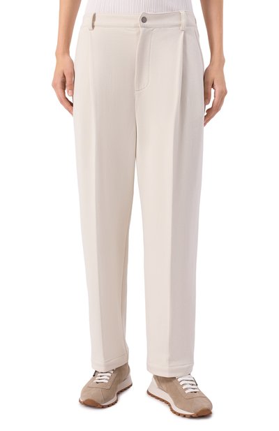 Хлопковые брюки BRUNELLO CUCINELLI, арт. MN05NSP799, фото 3