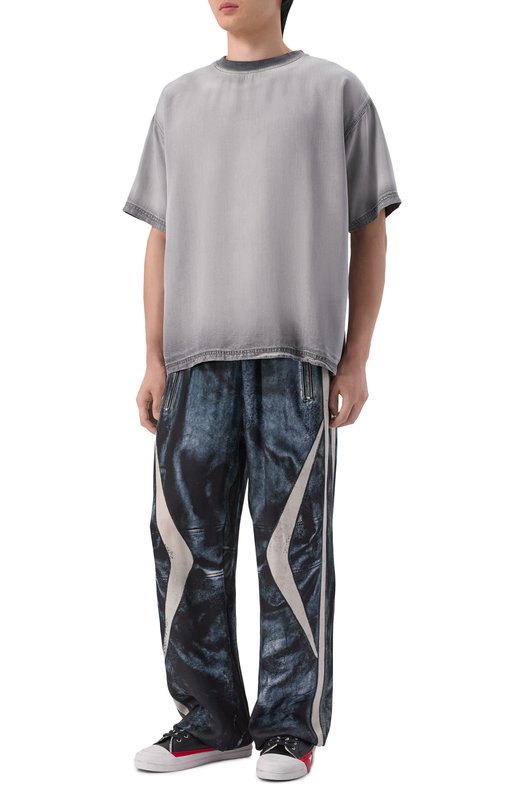 Брюки из вискозы Diesel A21039/0BMCZ Серый  A21039/0BMCZ Фото 2