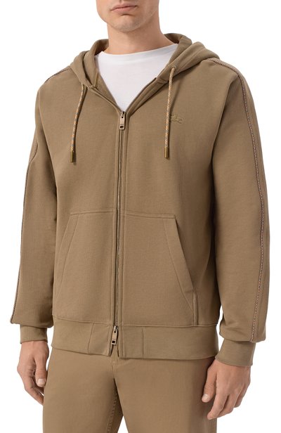 Хлопковая толстовка BURBERRY, арт. 8130257, фото 3