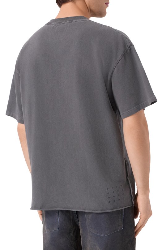 Хлопковая футболка Ksubi MFA25TE016 Серый  MFA25TE016 Фото 4