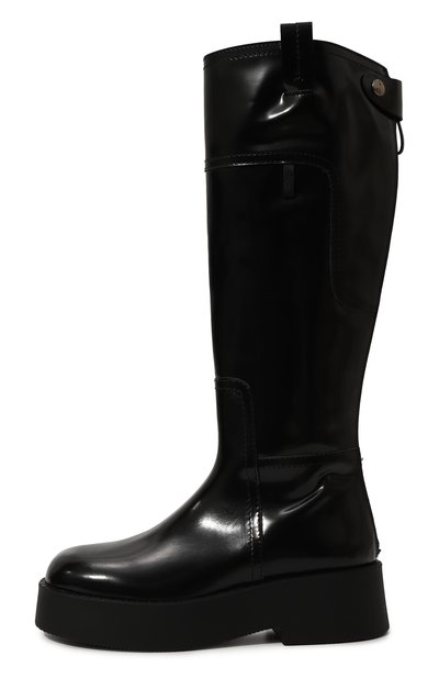 Кожаные сапоги PREMIATA черного цвета по цене 68100 руб., арт. M6829/M0USSE, фото 4 Кожаные сапоги PREMIATA, арт. M6829/M0USSE, фото 4