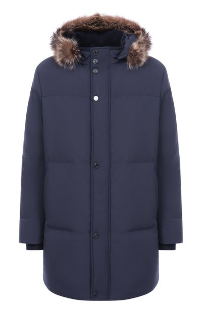 Мужская пуховик с отделкой из енота STEFANO RICCI, арт. M7J5300433/PL001H