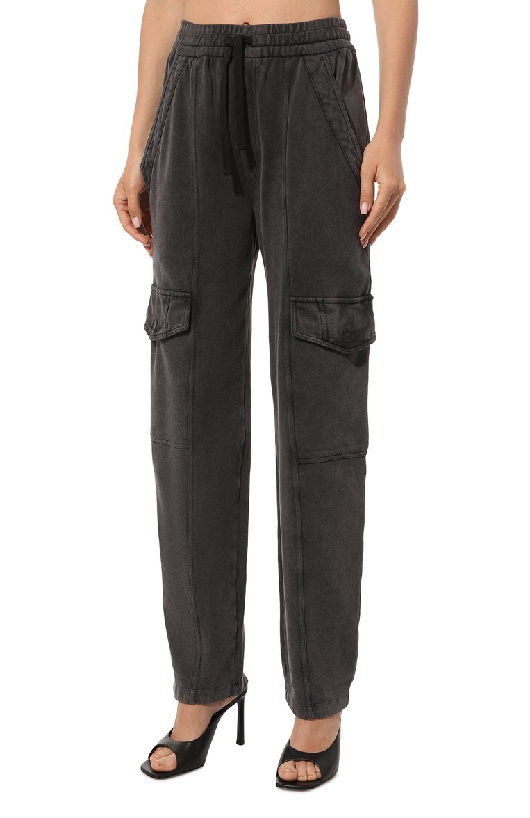 Хлопковые брюки-карго ISABEL MARANT ETOILE, арт. 24PPA0283FA-B1M02E, фото 3