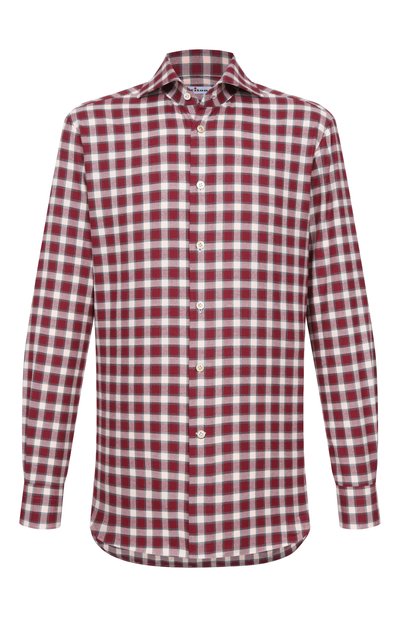 Мужская хлопковая рубашка KITON, арт. UCCH0943905