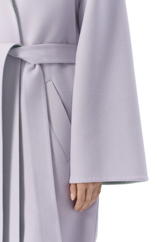 Шерстяное пальто MVST M26.2PW.C008/F097 Фиолетовый  M26.2PW.C008/F097 Фото 5