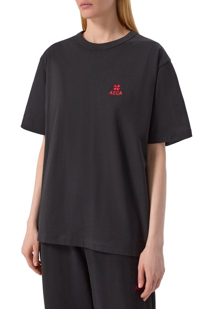 Хлопковая футболка AECA WHITE, арт. AWCMSSBDTTSST010C0.BLACK (L), фото 3