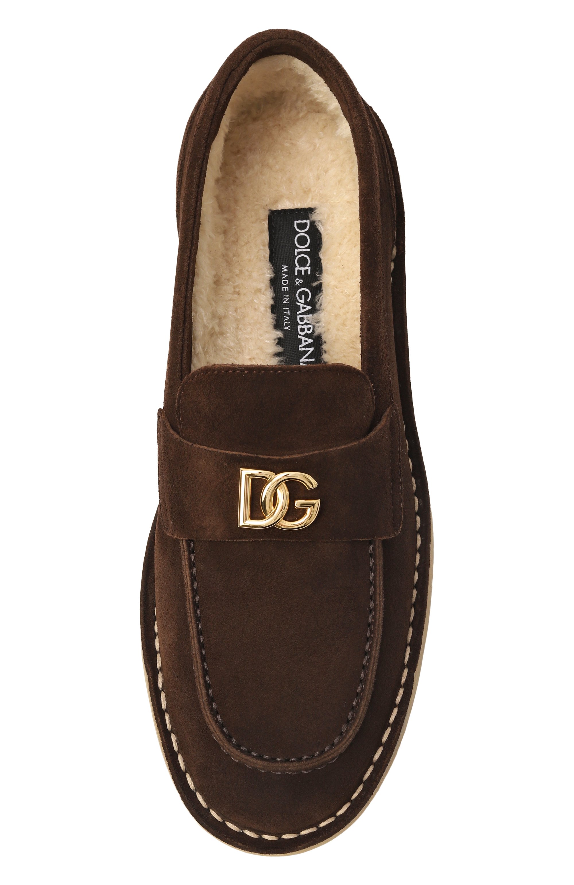 Замшевые лоферы DOLCE & GABBANA, арт. CP0182/A3G52, фото 6
