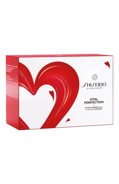 Набор с лифтинг-кремом vital perfection в косметичке (50+15+10+3ml) SHISEIDO бесцветного цвета по цене 16670 руб., арт. SE4303SH, фото 4 Набор с лифтинг-кремом vital perfection в косметичке (50+15+10+3ml) SHISEIDO, арт. SE4303SH, фото 4