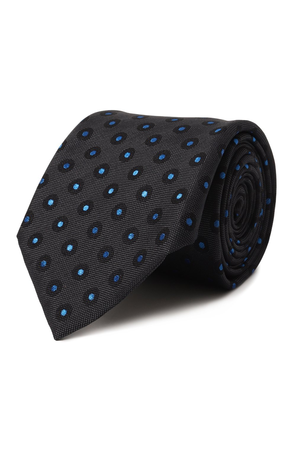 Шелковый галстук GIORGIO ARMANI темно-серого цвета по цене 21500 руб., арт. 360054/3R930, фото 1 Шелковый галстук GIORGIO ARMANI, арт. 360054/3R930, фото 1