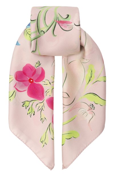 Женский шелковый платок лань в цветущем лесу PETITJEAN PARIS, арт. 12С13