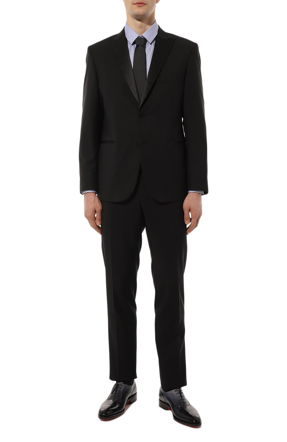 Кожаные оксфорды SANTONI, арт. MCCG18354UC3BDPNU59, фото 2