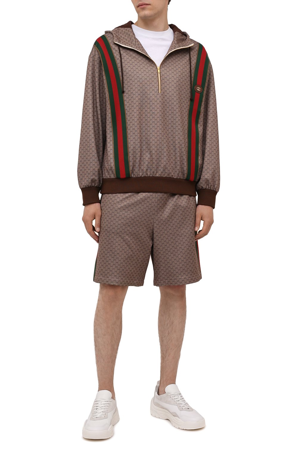 Шорты GUCCI коричневого цвета по цене 141120 руб., арт. 654762/XJDFB, фото 2 Шорты GUCCI, арт. 654762/XJDFB, фото 2