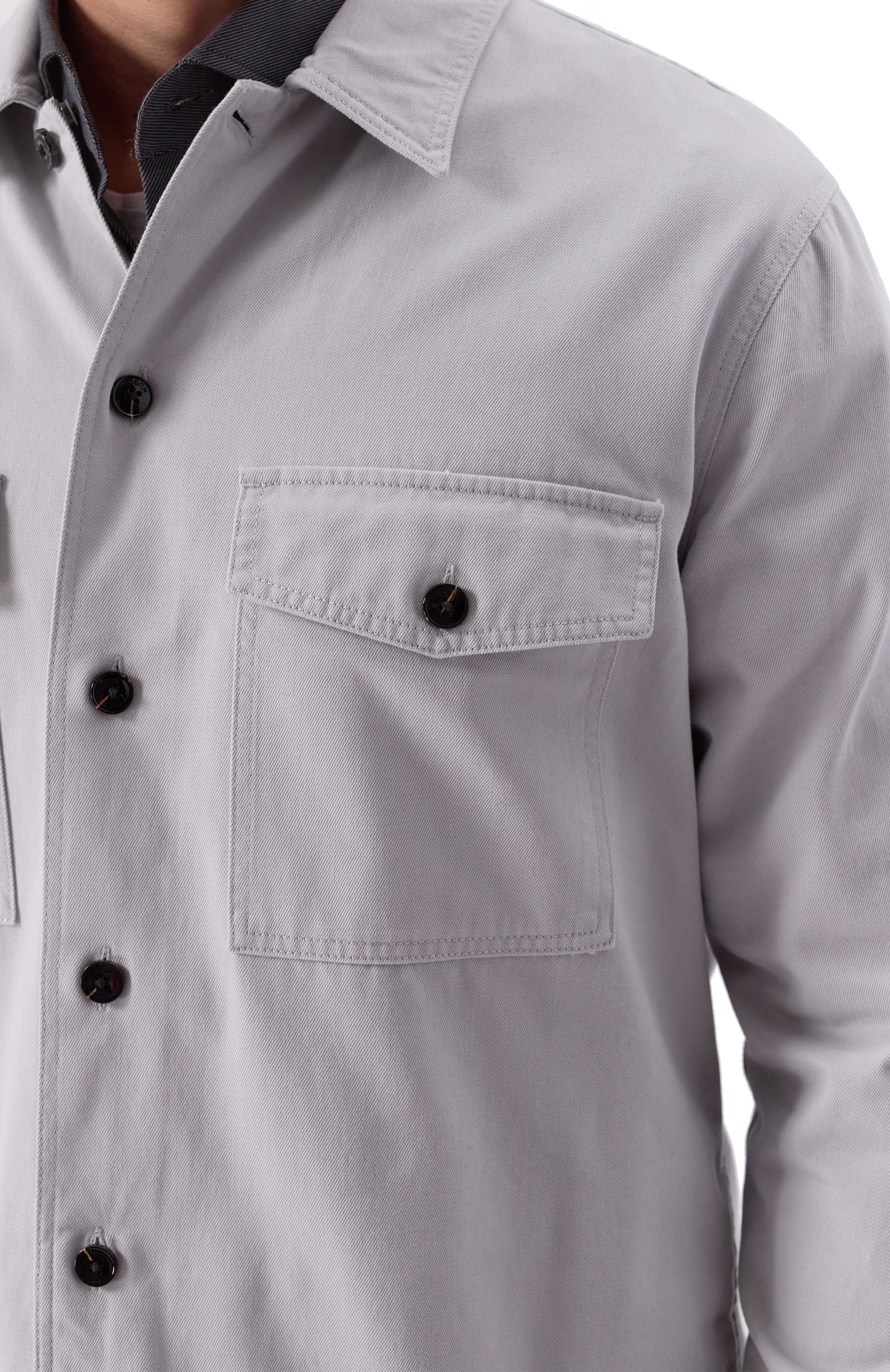 Хлопковая куртка-рубашка HUGO, арт. 50468744, фото 5