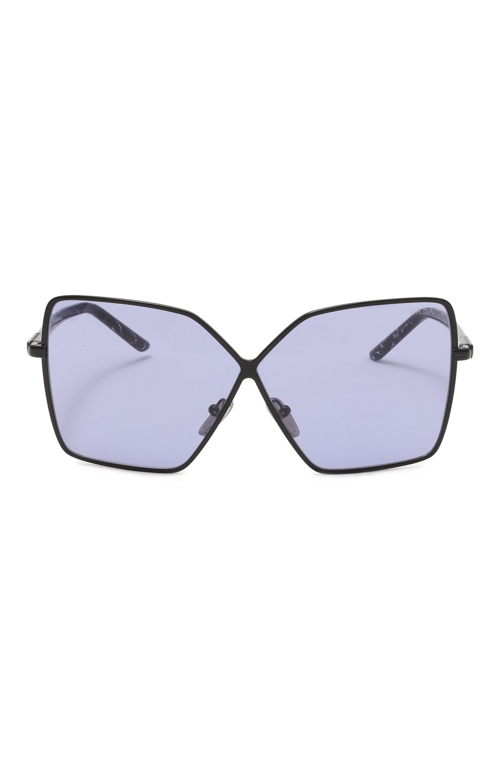 Солнцезащитные очки PRADA черного цвета по цене 41000 руб., арт. SPR50Y-E1AB-FE01O-064, фото 3 Солнцезащитные очки PRADA, арт. SPR50Y-E1AB-FE01O-064, фото 3