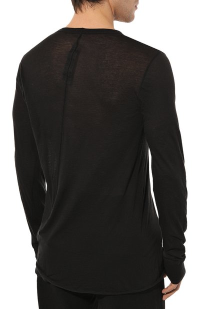 Хлопковый лонгслив RICK OWENS, арт. RU01C4252/UC, фото 4