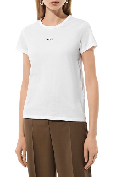 Хлопковая футболка BOSS, арт. 50490018, фото 3