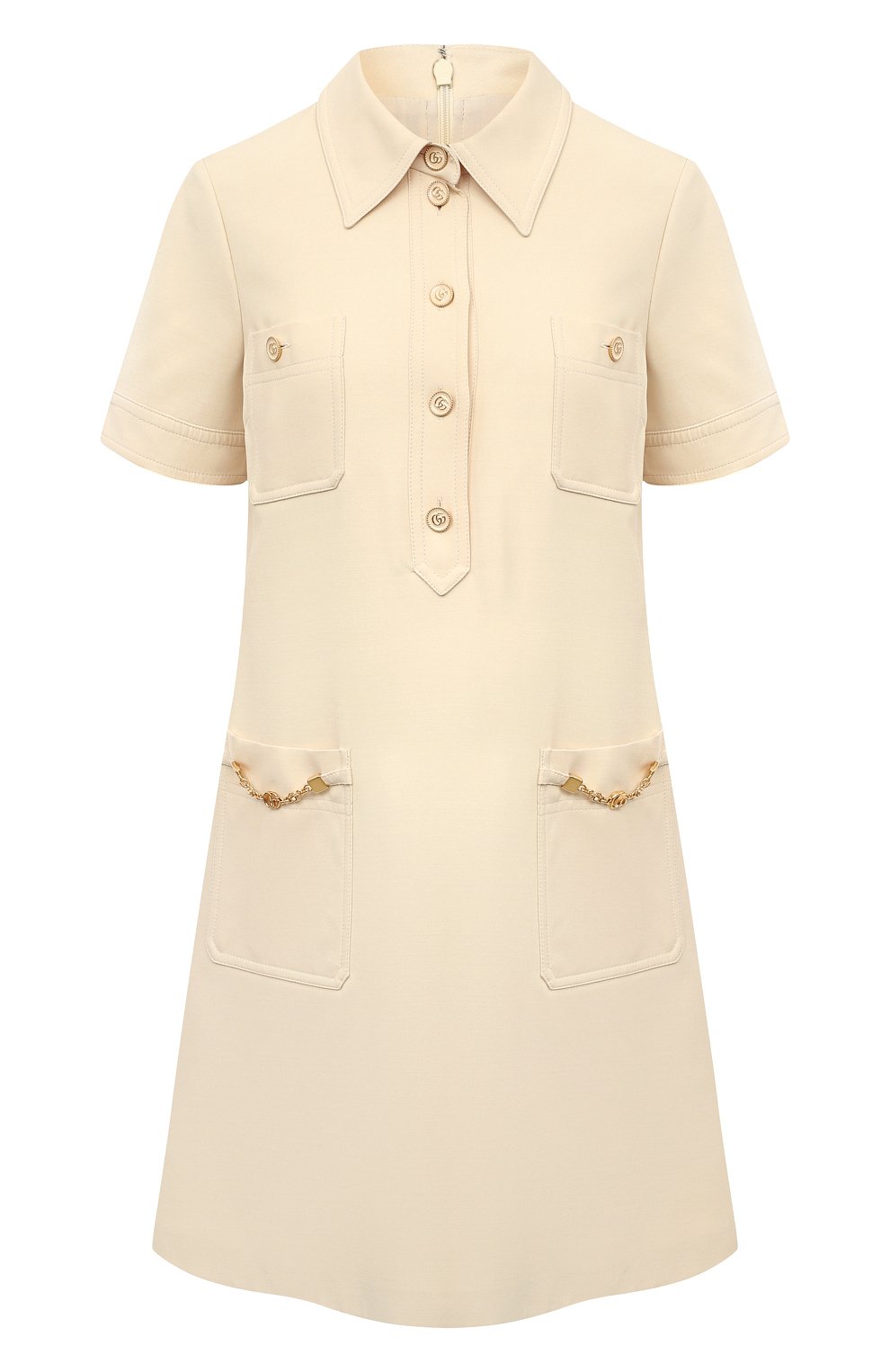 Платье из шелка и шерсти GUCCI, арт. 661672 ZAD88, фото 1