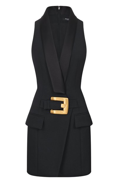 Женское шерстяное платье BALMAIN, арт. HF1R5184/ME54