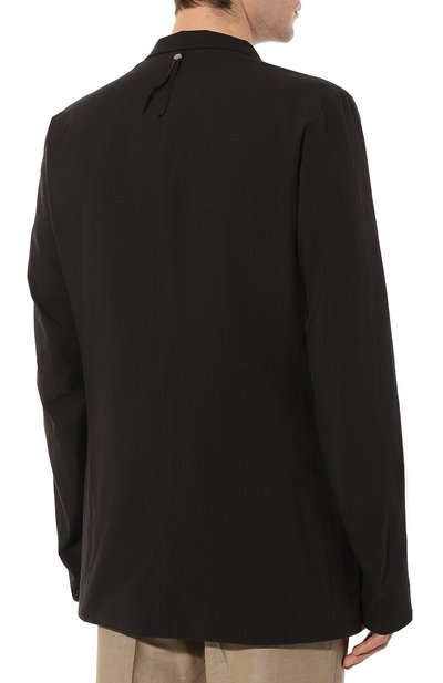 Льняной пиджак 139DEC, арт. SUT626-BK, фото 4