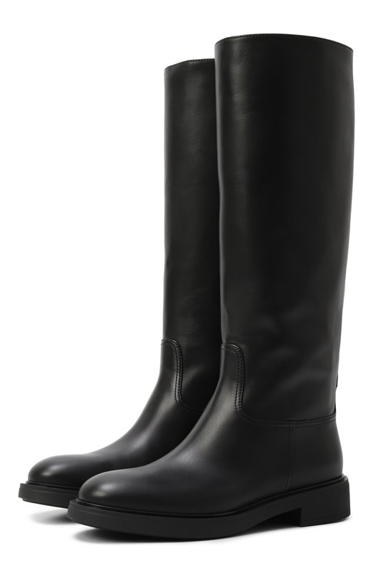 Кожаные сапоги Ascott Gianvito Rossi G80128.20G0M.CLNNER0 Чёрный G80128.20G0M.CLNNER0