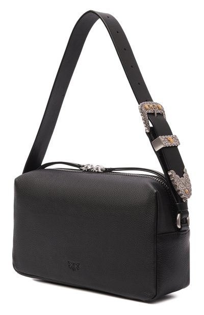 Сумка bauletto trittico PINKO черного цвета по цене 39650 руб., арт. 106761/A2JG, фото 4 Сумка bauletto trittico PINKO, арт. 106761/A2JG, фото 4