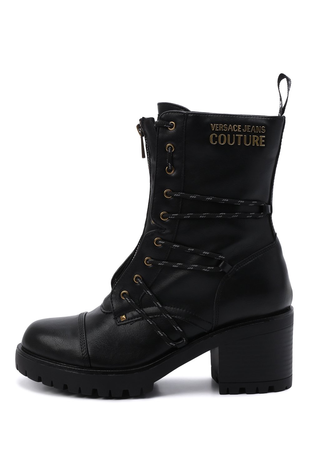 Ботильоны VERSACE JEANS COUTURE, арт. 71VA3S93-F0ND0 MIA DIS. 47 C0ATED BLACK/71570, фото 4