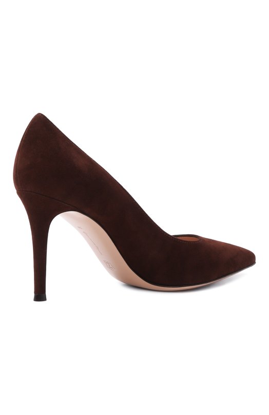 Замшевые туфли Gianvito 85 Gianvito Rossi G24580.85RIC.CAMCH0C Коричневый  G24580.85RIC.CAMCH0C Фото 5