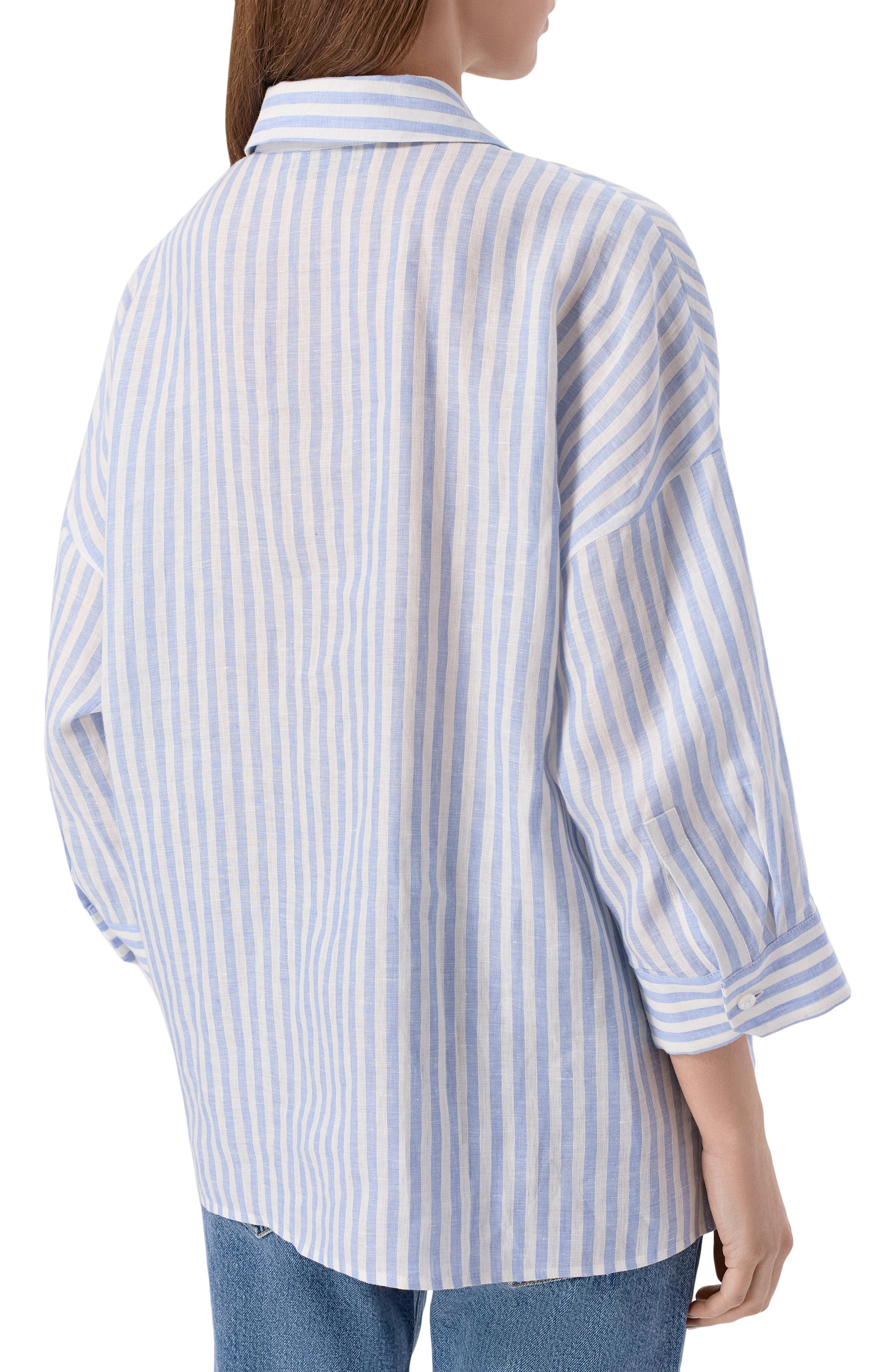 Льняная рубашка WEEKEND MAX MARA, арт. WKDPANETT0, фото 4