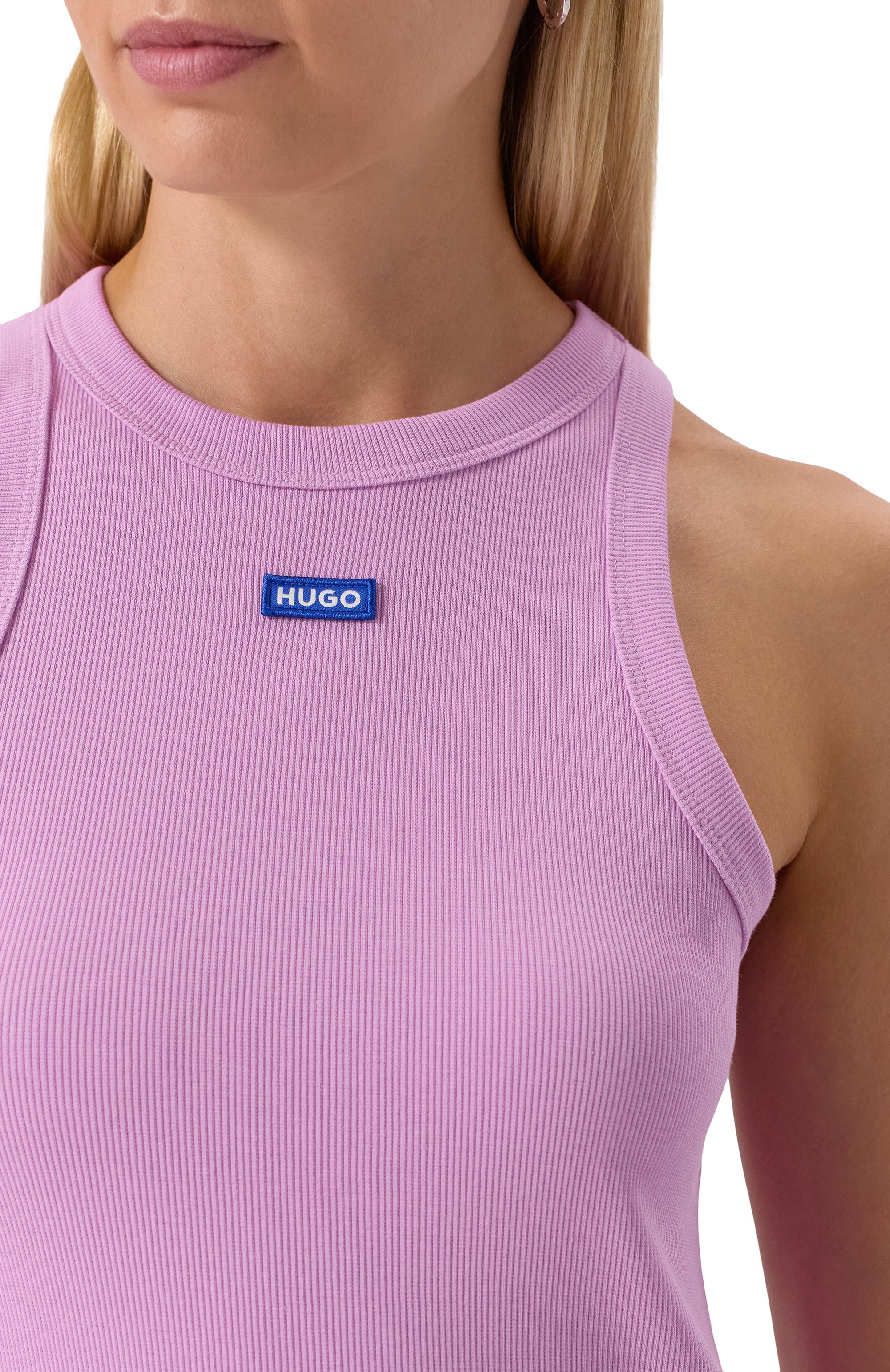 Хлопковая майка HUGO BLUE, арт. 50508857, фото 5