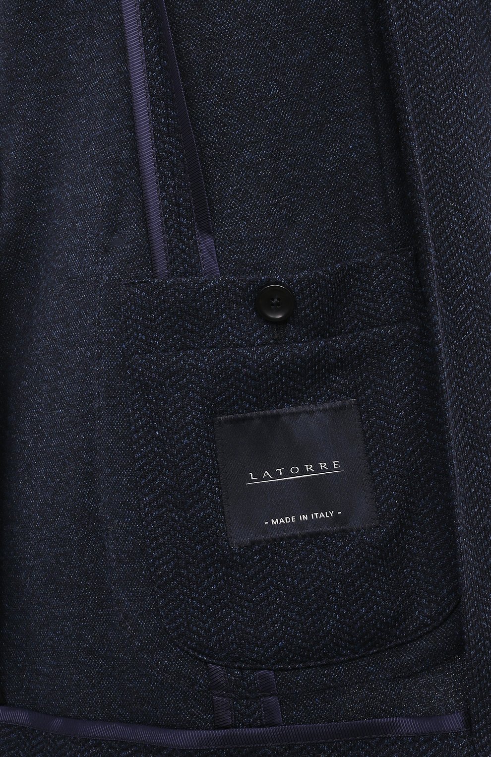 Пиджак из шерсти и хлопка SARTORIA LATORRE, арт. JD74/JG031, фото 8