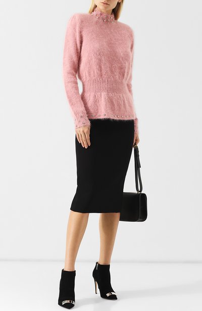 Замшевые ботильоны на шпильке SERGIO ROSSI, арт. A80001-MCAZ01, фото 2