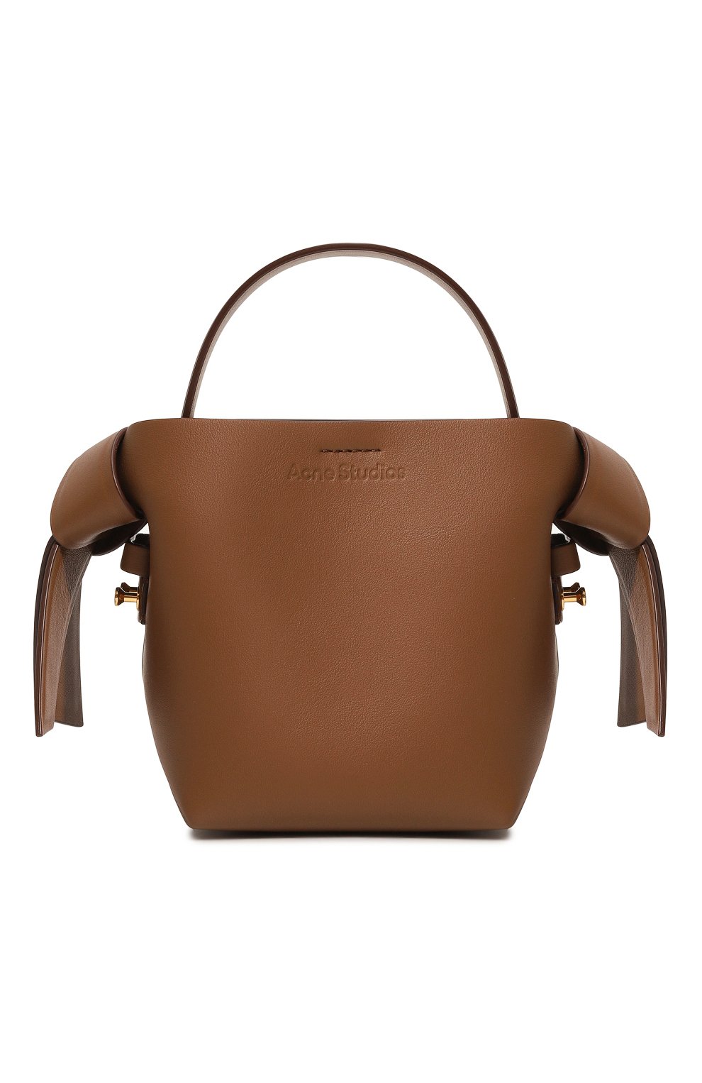 Сумка musubi micro ACNE STUDIOS коричневого цвета по цене 89950 руб., арт. MUSUBI MICR0640, фото 1 Сумка musubi micro ACNE STUDIOS, арт. MUSUBI MICR0640, фото 1