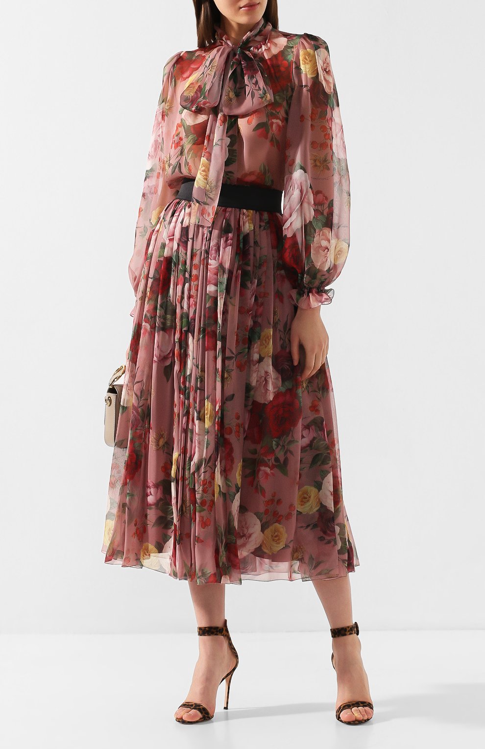 Шелковая юбка DOLCE & GABBANA, арт. F4AWRT/HS16K, фото 2