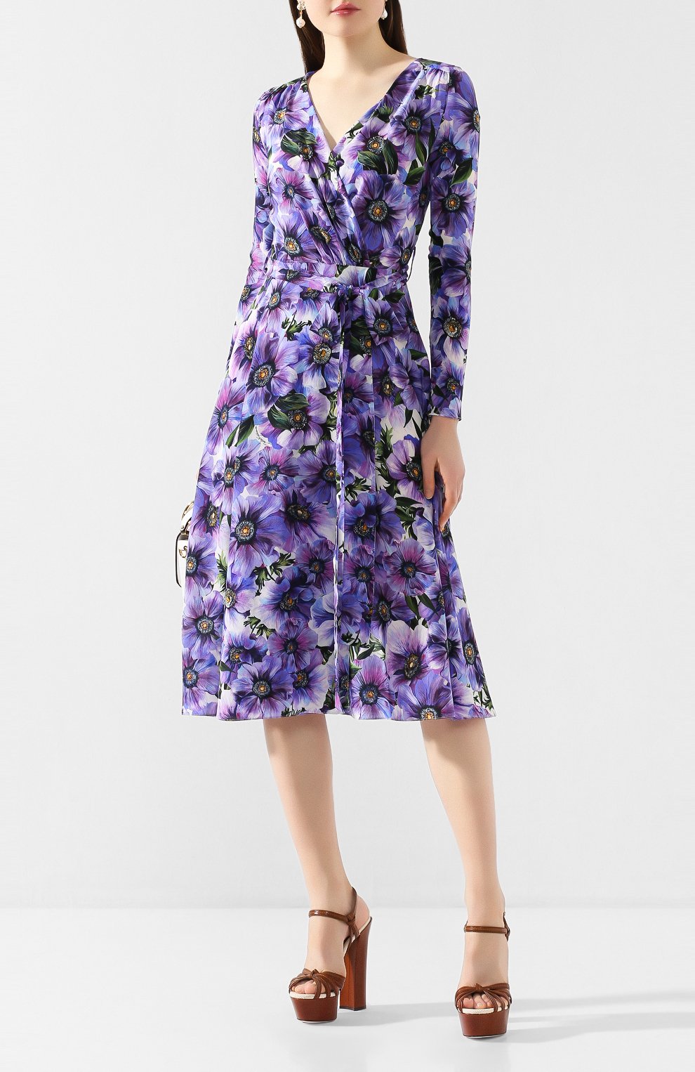 Шелковое платье DOLCE & GABBANA, арт. F6I0VT/IS1A1, фото 2