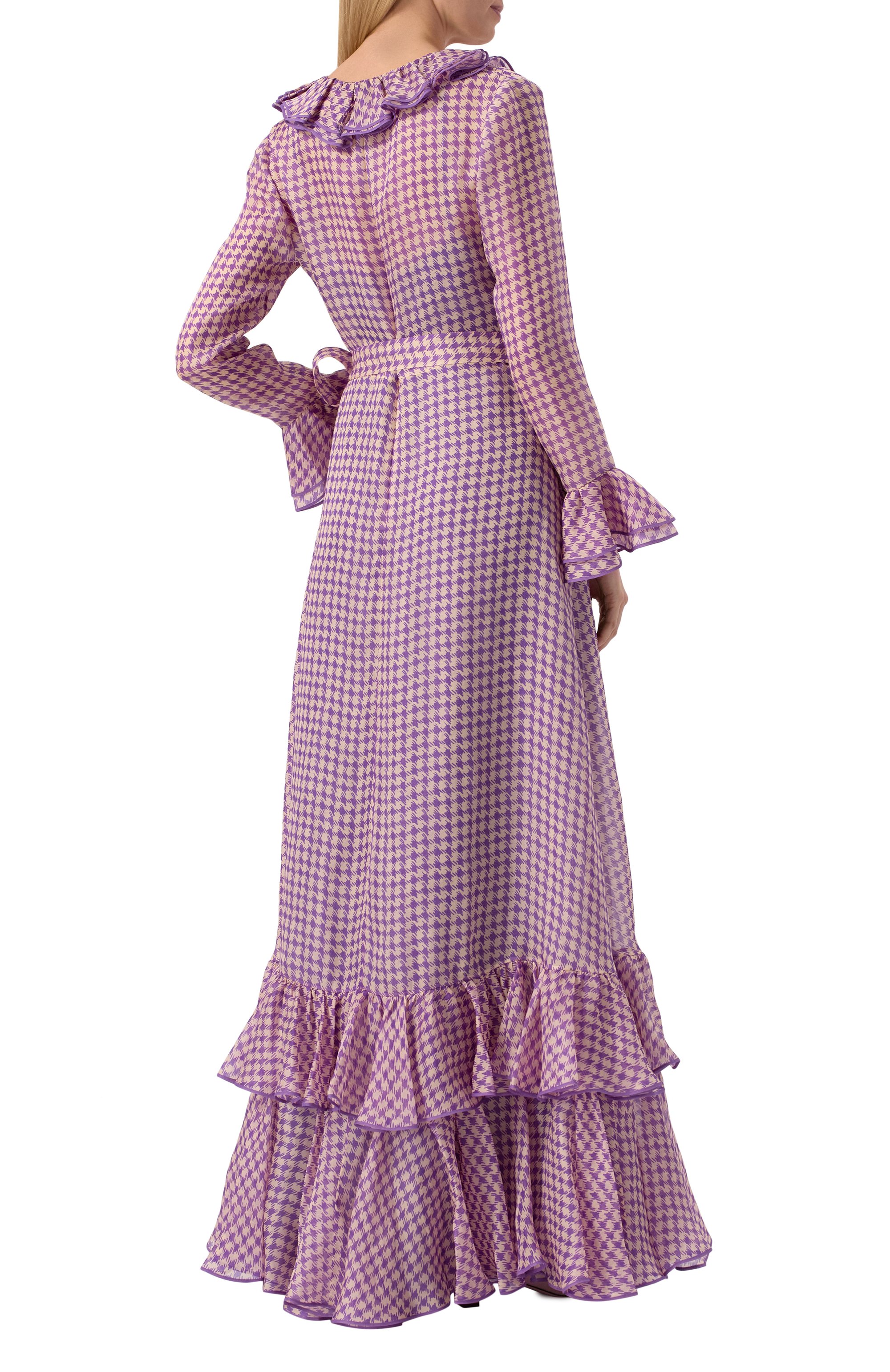 Шелковое платье VALENTINO, арт. 6B3VDKR695L, фото 4