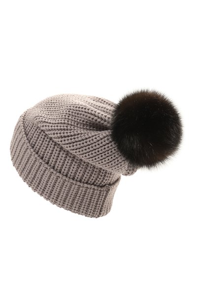 Шерстяная шапка с отделкой из соболя BLACK SABLE, арт. BS-47CC10, фото 2