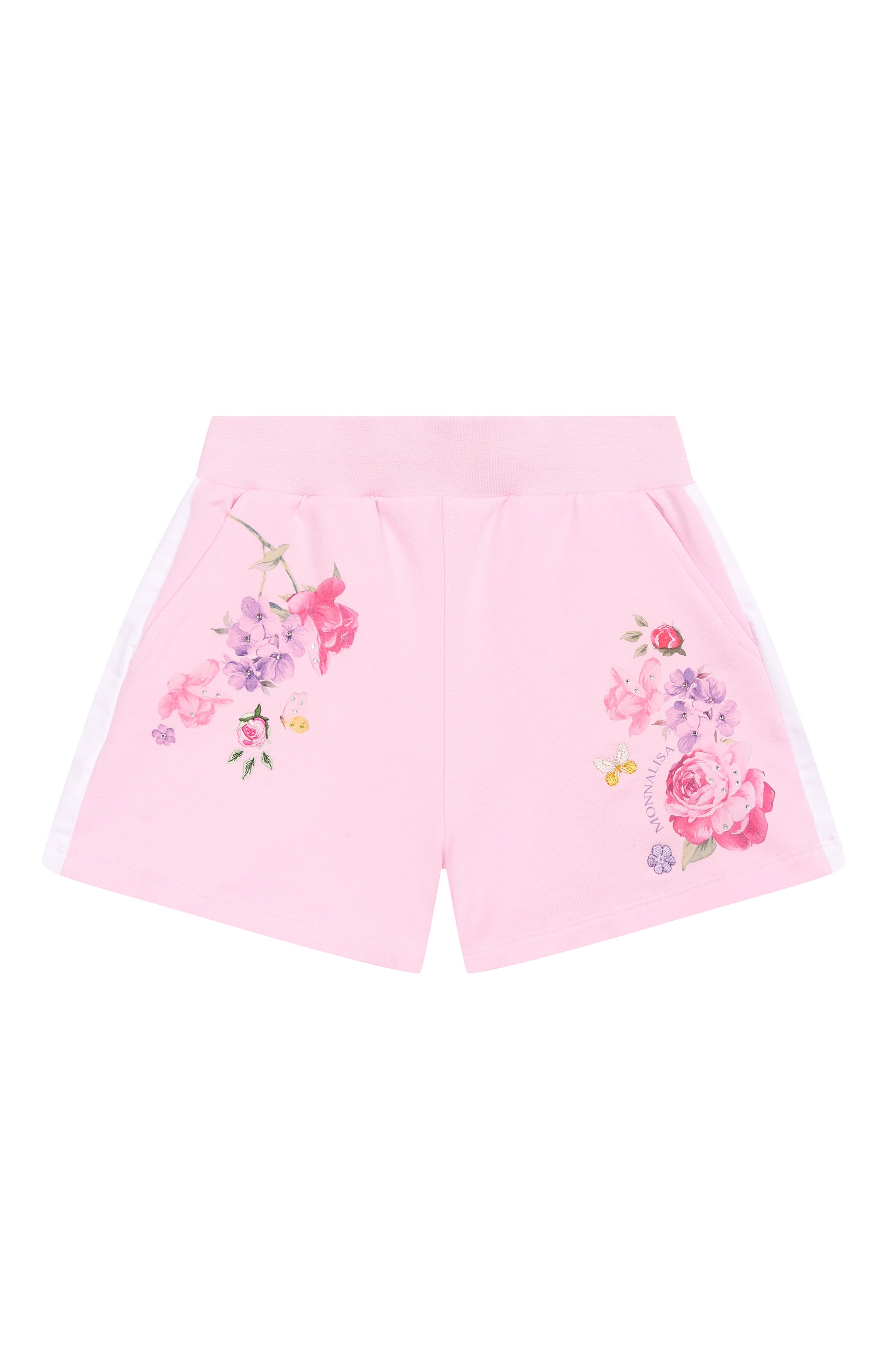 Хлопковые шорты MONNALISA, арт. 19G403, фото 1