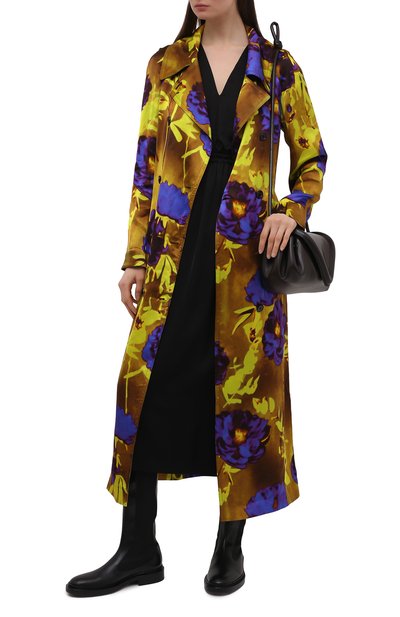 Тренч из ви скозы и шелка DRIES VAN NOTEN, арт. 211-10229-2089, фото 2
