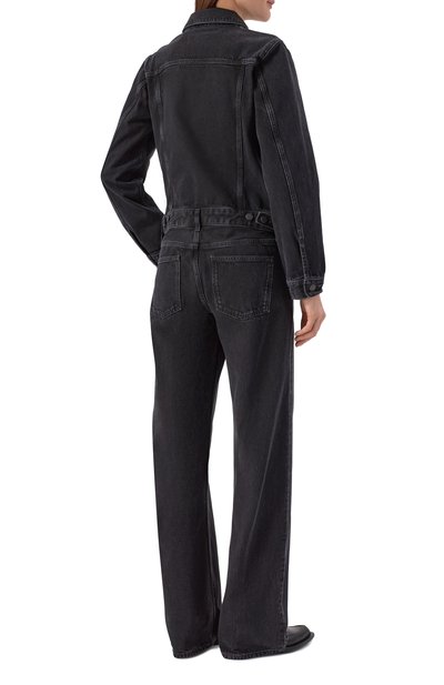 Джинсовый комбинезон esther AGOLDE черного цвета по цене 79950 руб., арт. A8036-1817, фото 4 Джинсовый комбинезон esther AGOLDE, арт. A8036-1817, фото 4
