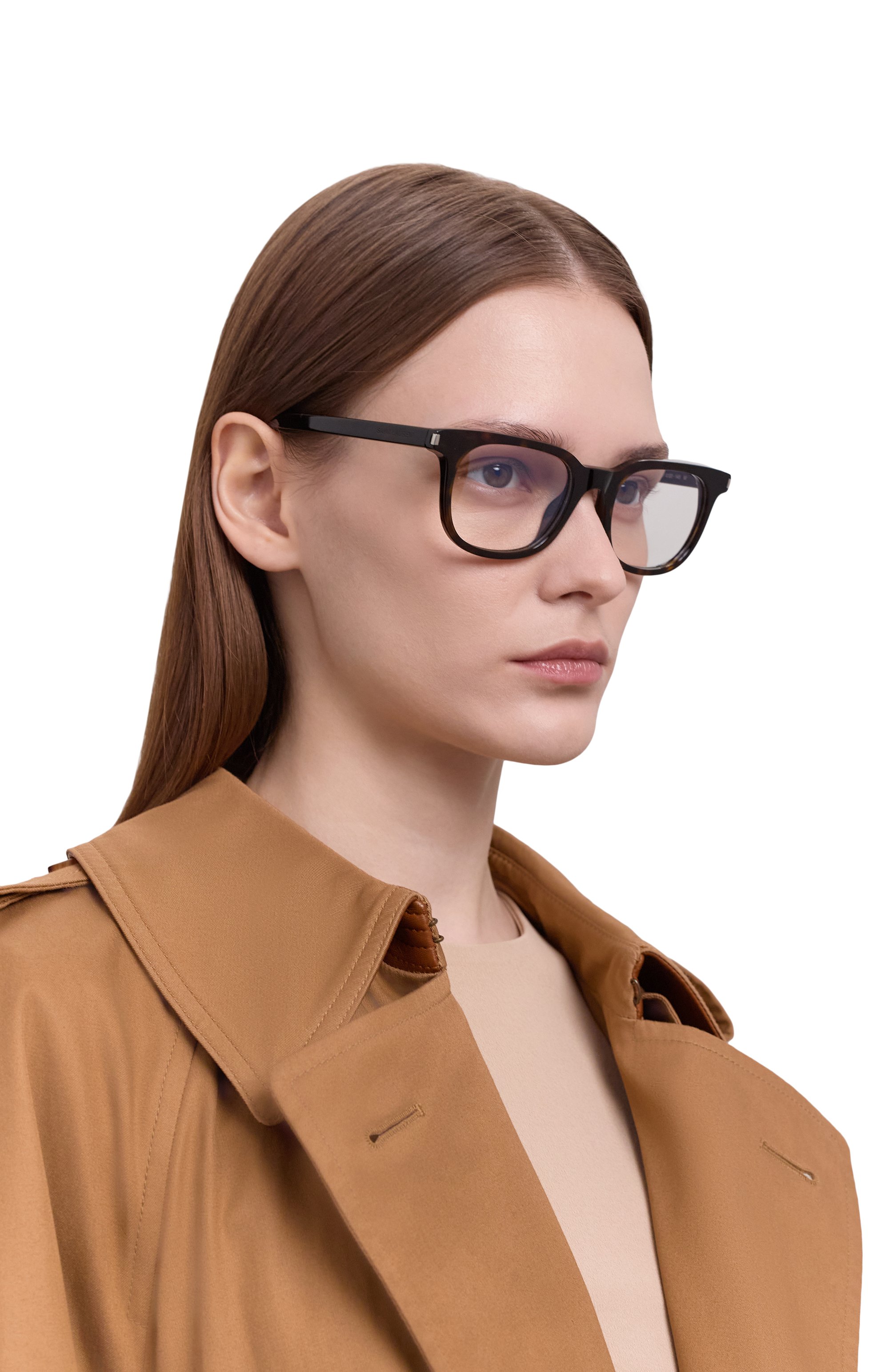 Оправа SAINT LAURENT коричневого цвета по цене 34950 руб., арт. SL 840 002, фото 3 Оправа SAINT LAURENT, арт. SL 840 002, фото 3