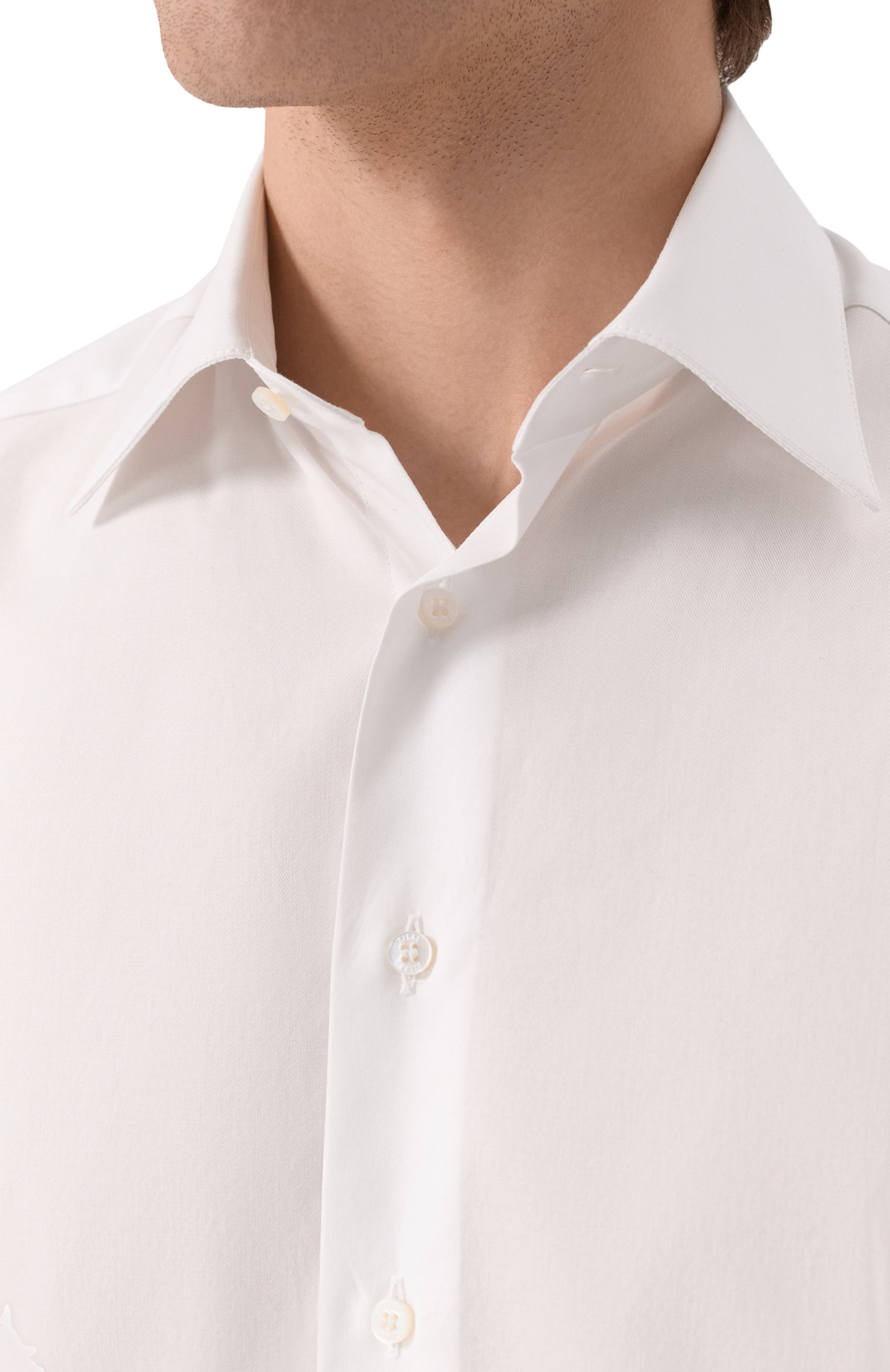 Хлопковая рубашка ZILLI, арт. CLAAM1M010013116U, фото 5