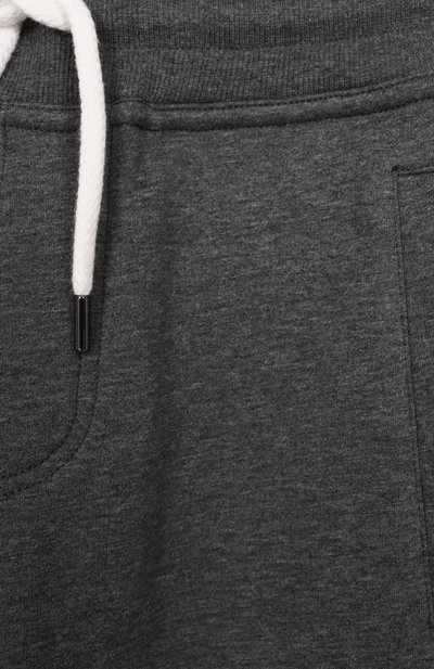 Хлопковые джоггеры BRUNELLO CUCINELLI, арт. BW863E353B, фото 3