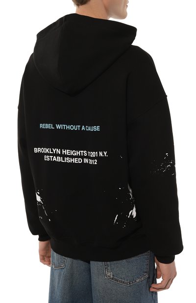 Хлопковое худи COMME DES FUCKDOWN, арт. CFABM01321, фото 4