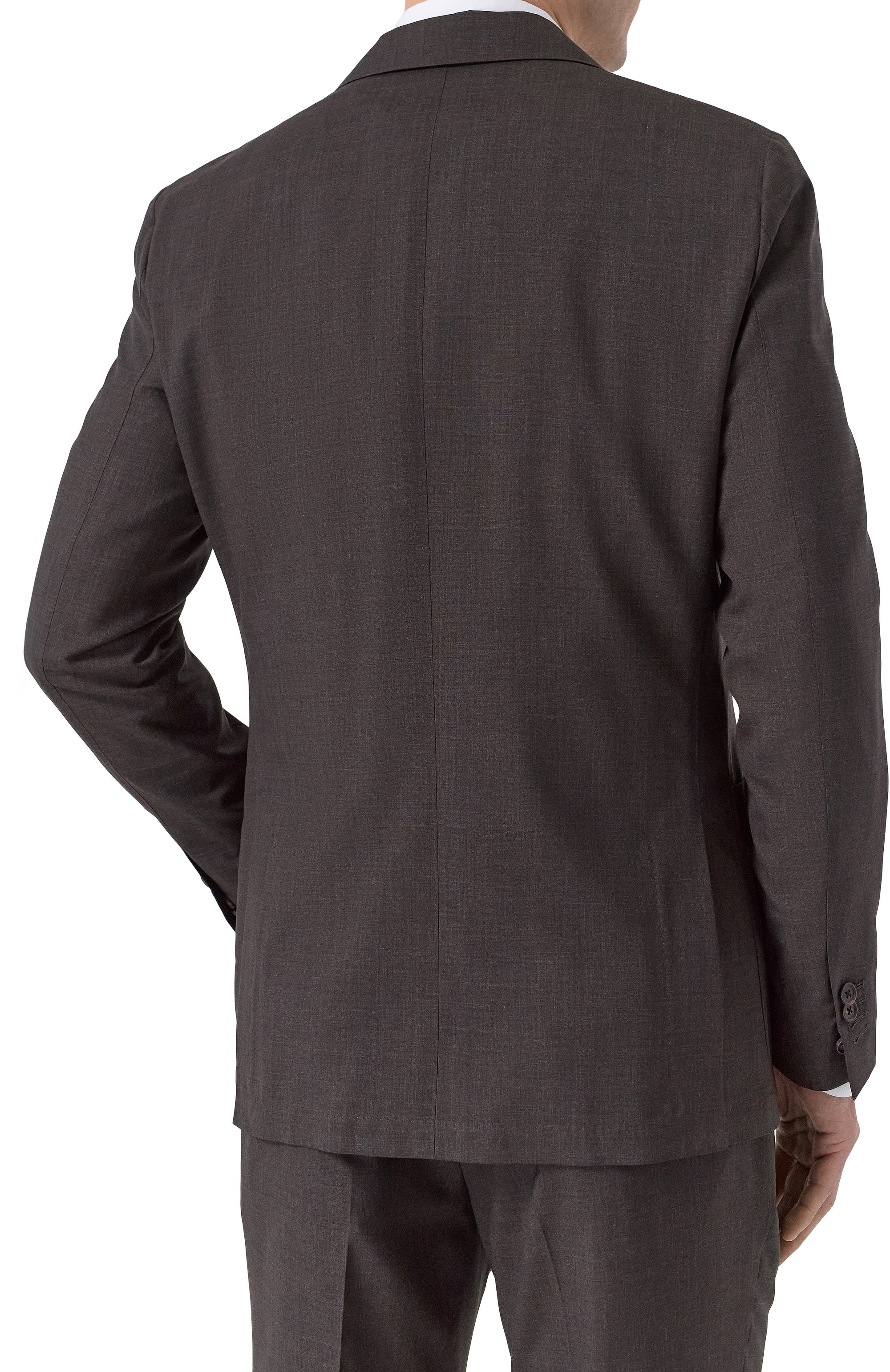 Шерстяной костюм CORNELIANI темно-коричневого цвета по цене 187500 руб., арт. 25X007-2518425_SET, фото 5 Шерстяной костюм CORNELIANI, арт. 25X007-2518425_SET, фото 5