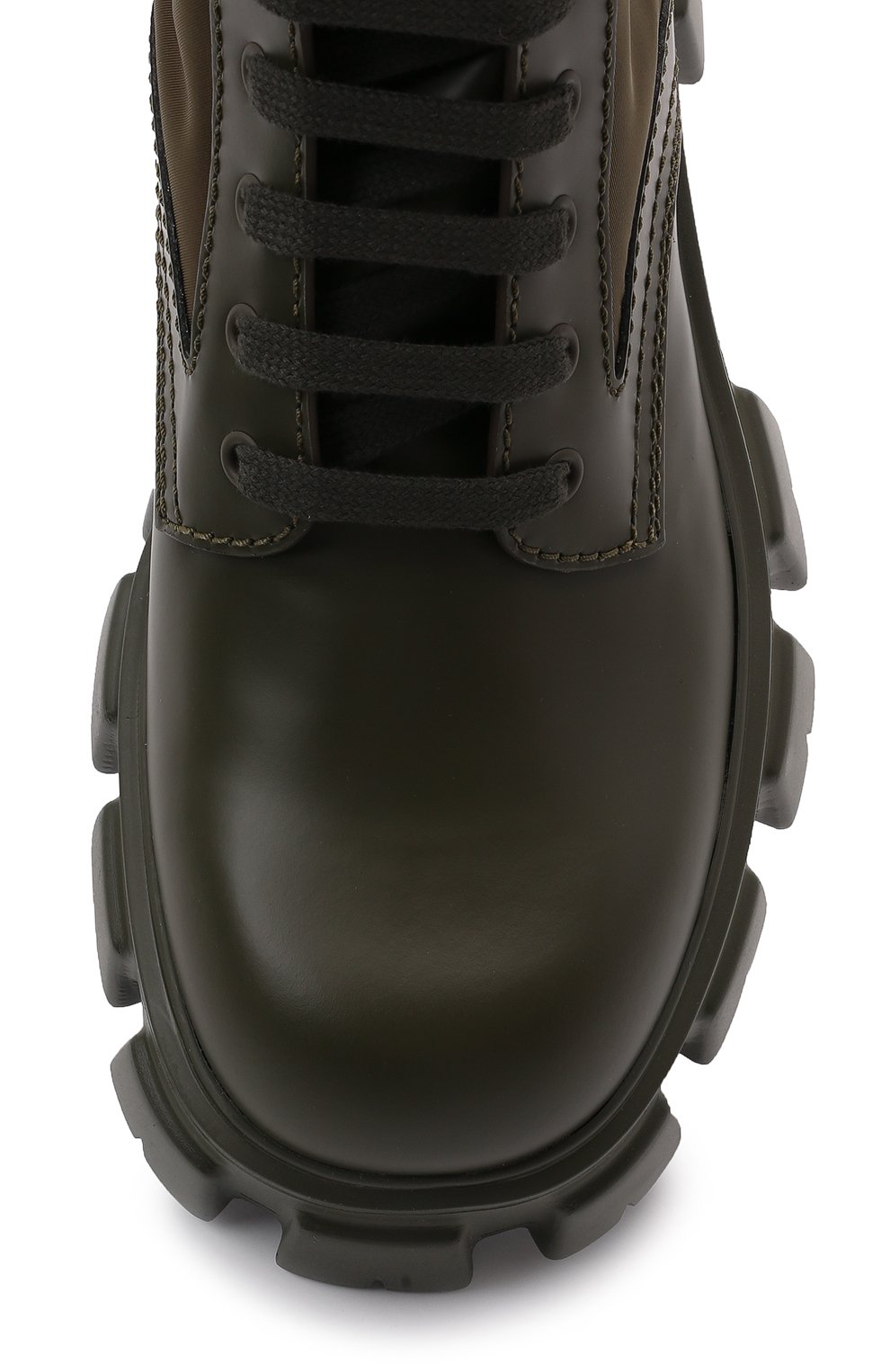 Комбинированные ботинки monolith PRADA, арт. 2UE007-3LFR-F0161-D002, фото 6