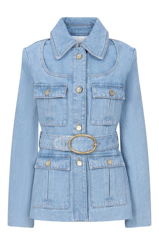 Джинсовая куртка Nina Ricci 26PDVE014/C01119 Голубой 26PDVE014/C01119