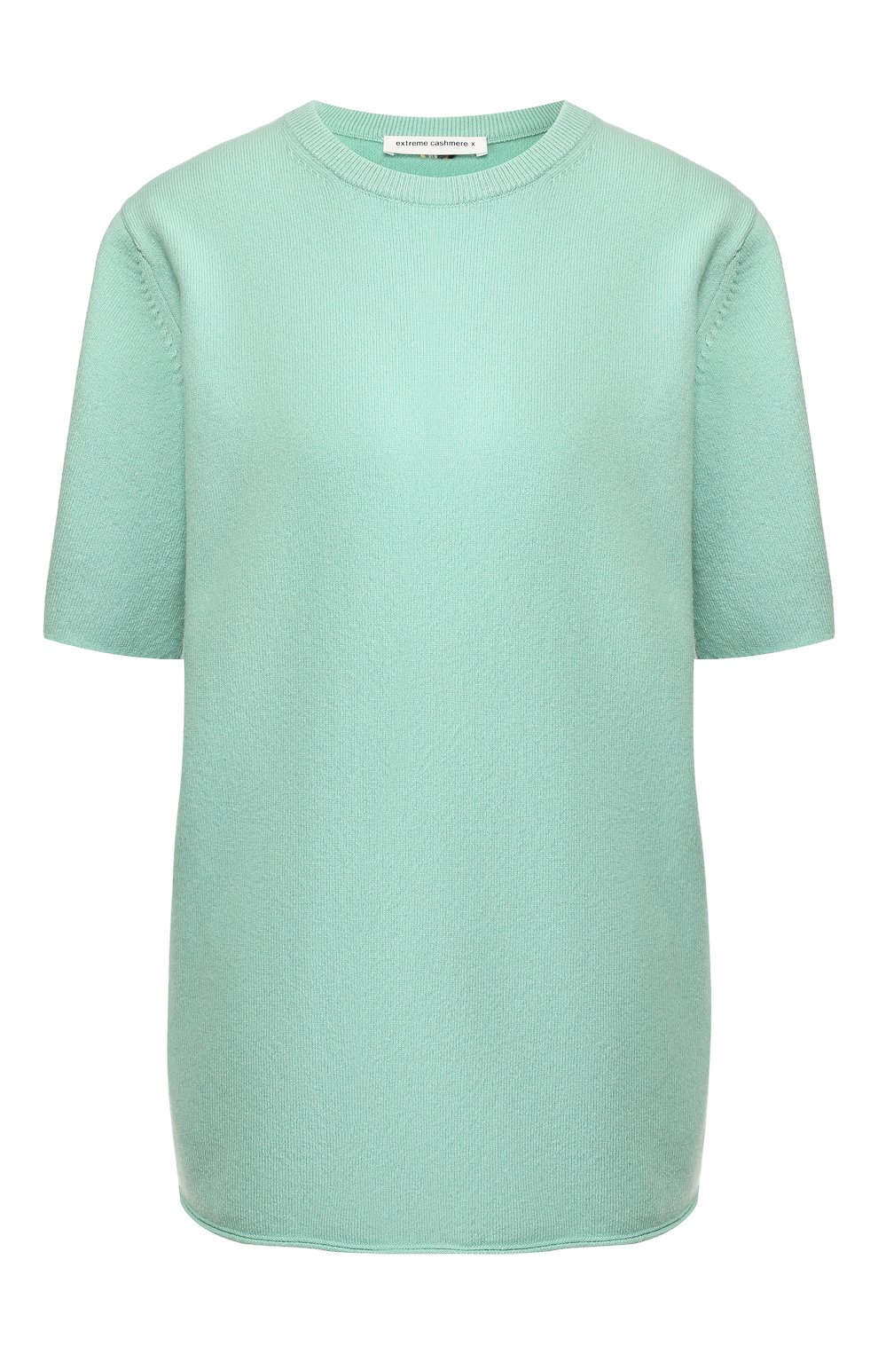 Кашемировая футболка EXTREME CASHMERE зеленого цвета по цене 29700 руб., арт. 064/TSHIRT, фото 1 Кашемировая футболка EXTREME CASHMERE, арт. 064/TSHIRT, фото 1