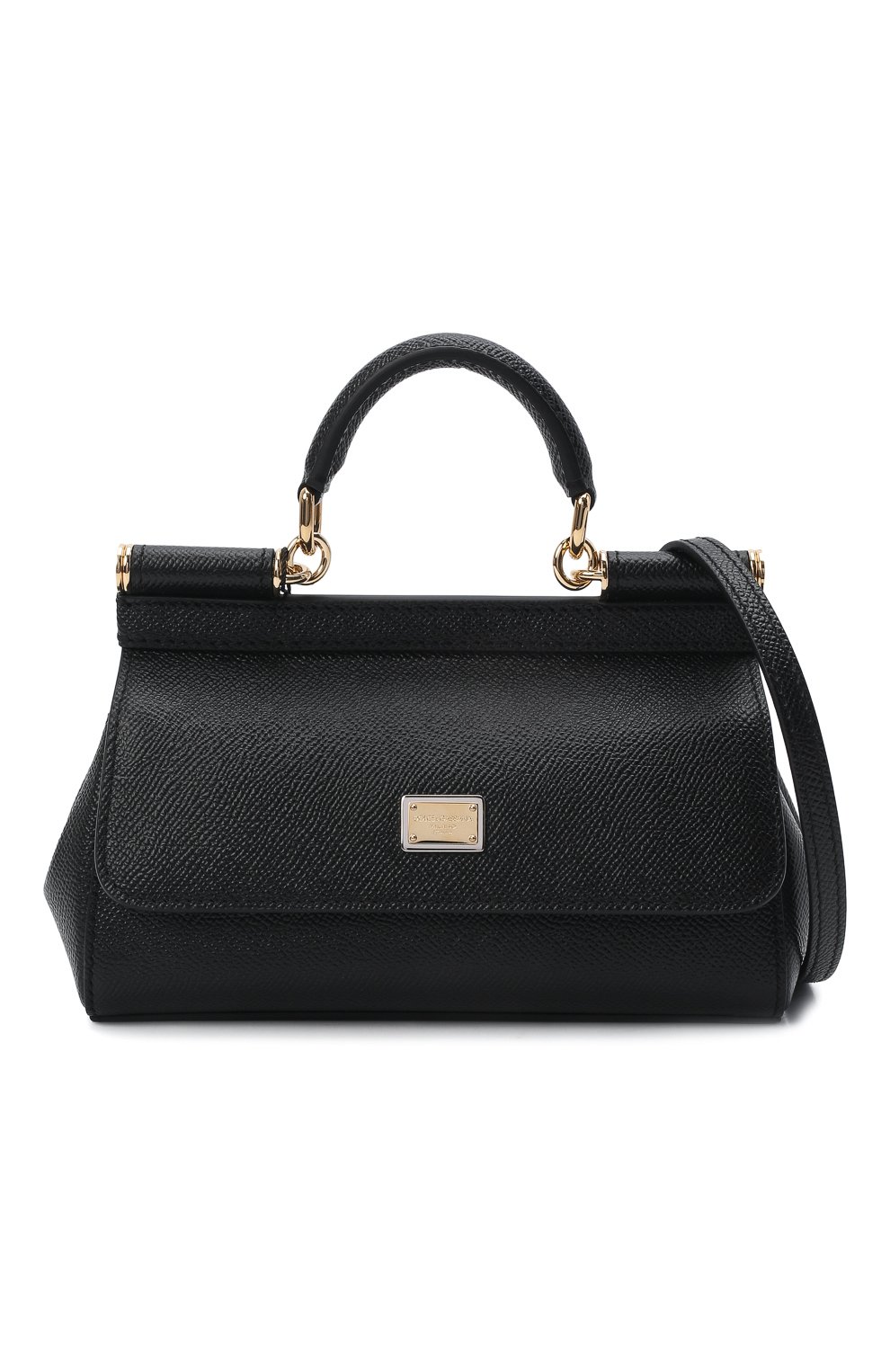 Сумка sicily small DOLCE & GABBANA черного цвета по цене 143000 руб., арт. BB7116/A1001, фото 7 Сумка sicily small DOLCE & GABBANA, арт. BB7116/A1001, фото 7