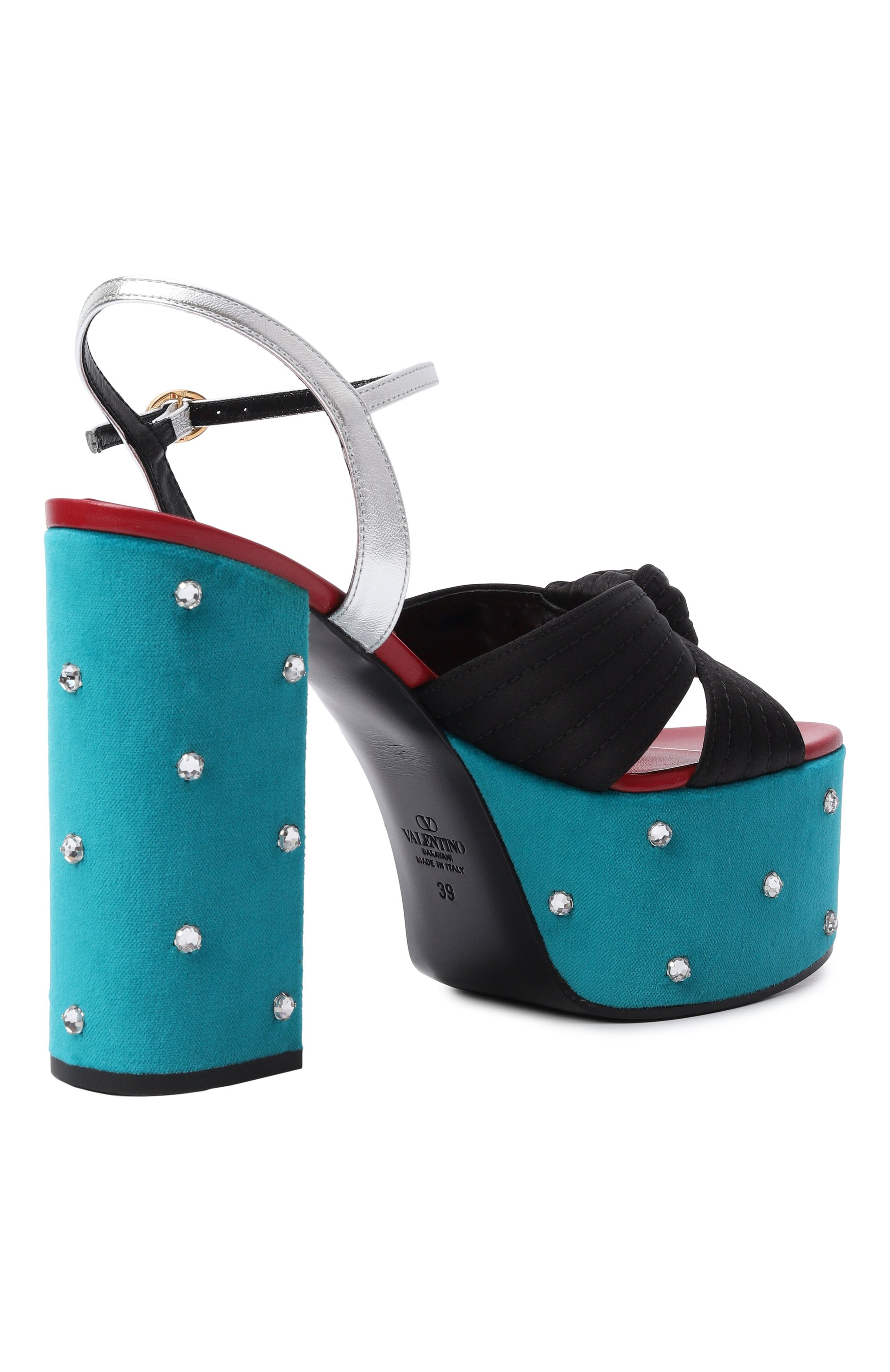 Комбинированные босоножки crasher 125 VALENTINO, арт. 8W2S0NS1/NRQ, фото 5